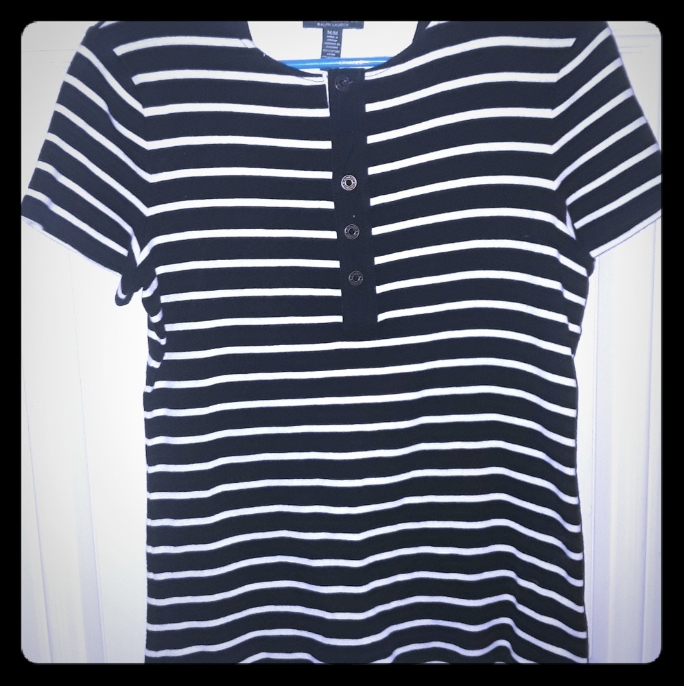 Lauren by Ralph Lauren Shirt Sleeve Henley